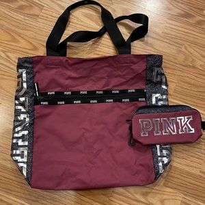 PINK Tote Bag Set
